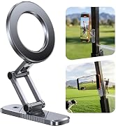 YCNEW Magnetic Golf Cart Phone Holder, [Ultra-Slim Foldable][360°Rotation] Phone Mount Compatible...