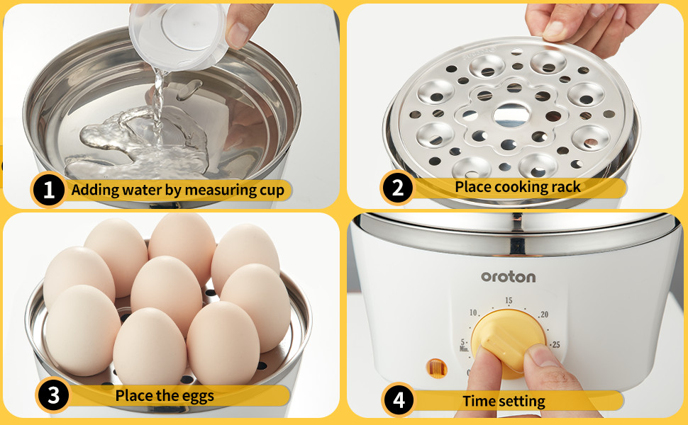 304 Stainless Steel Egg Cooker