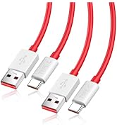 ASKUBSKU 2 Pack Charging Cables for OnePlus 13 13R 12 12R 8 Pro, 6FT USB Type C Cables for OnePlu...