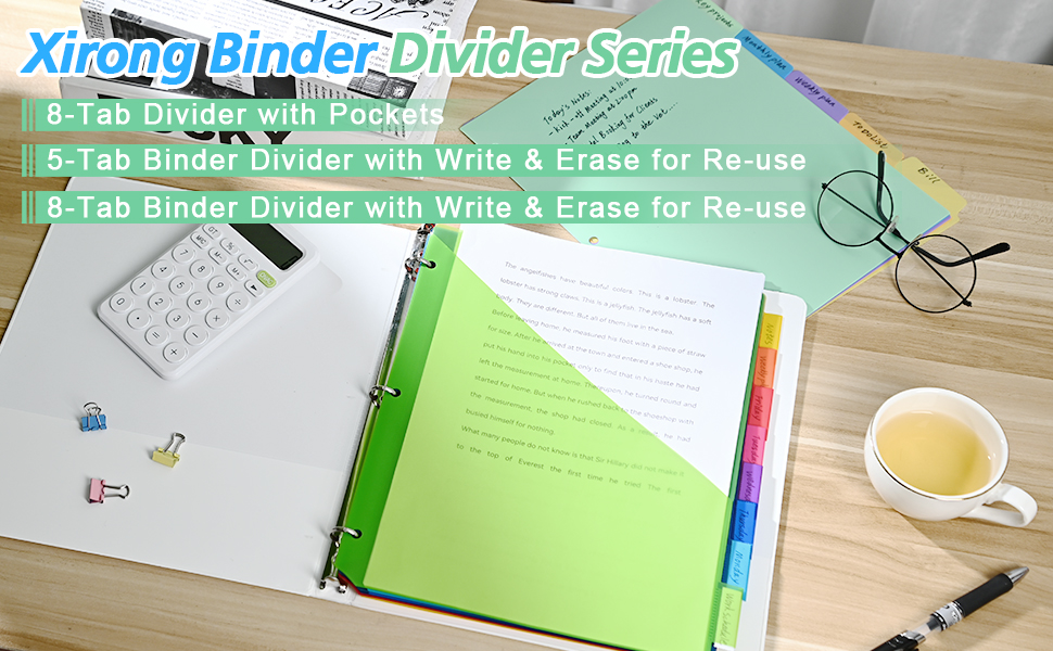 binder dividers