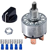 Taiss Rotary Switch 12A 250V/16A 125V 4 Position 3 Speed Universal Metal Latching Fan Heater Spee...