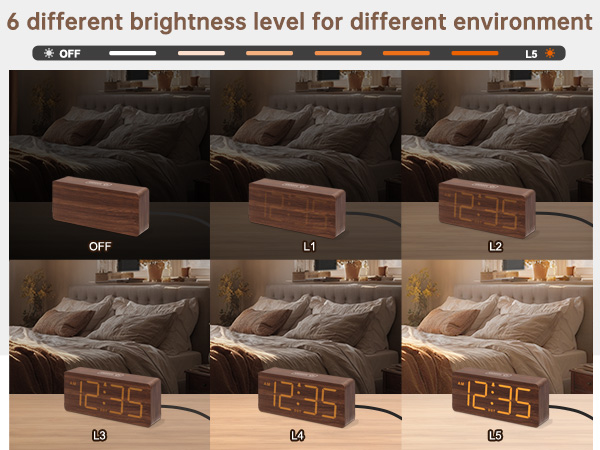  nightstand table clock