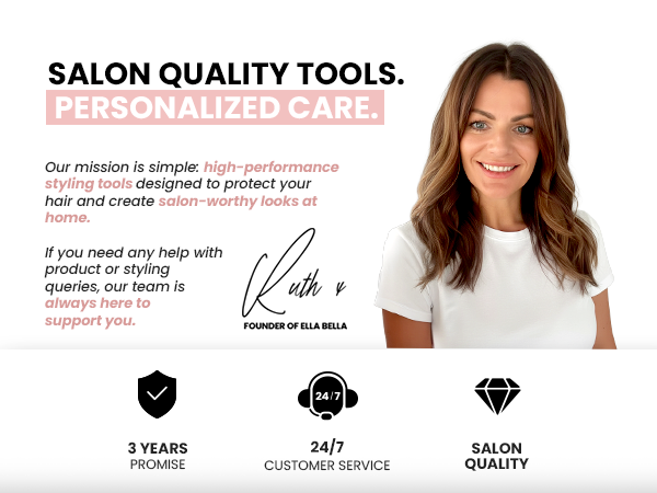 Black Slimline Infrared Hair Straightener