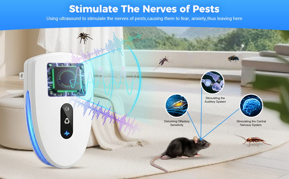 mice repellent cockroach killer indoor home mouse repellent ultrasonic plug in insect repellent