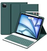 GOKOCO iPad Air 13 inch M2 2024 Case with Keyboard-Keyboard Case for iPad Pro 12.9 inch 6th/5th/4...