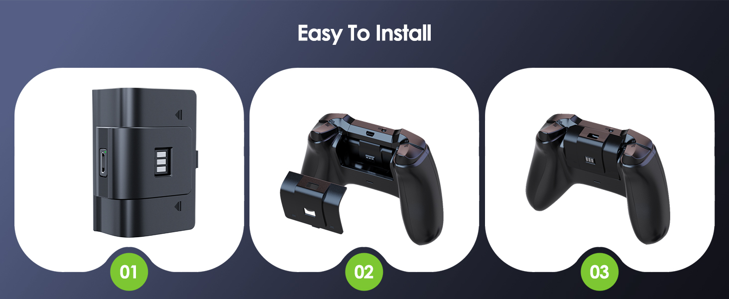 Xbox series x controller battery pack