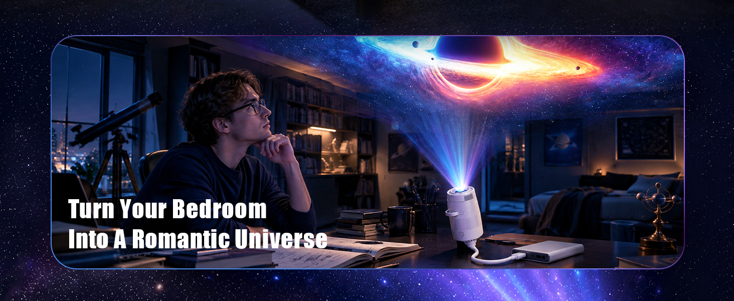 plug and play hd star projector