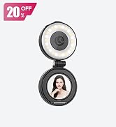 ULANZI LM23 Magnetic Selfie Light, Upgraded 360° Phone Selfie Ring Light for iPhone Magsafe, LED ...