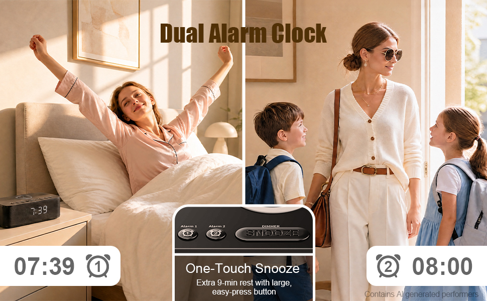 alarm clocks for bedrooms