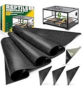 X-CUIRASS [Premium] 20’’x40” Reptile Substrate Mat with 4 PCS Rug Gripper, Extra Thick &amp; Ultra Co...