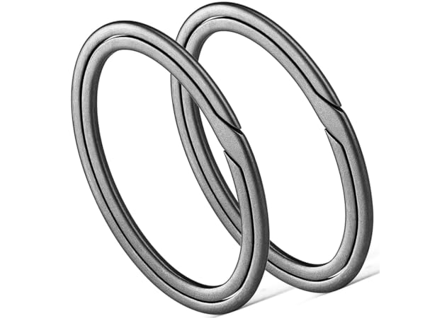 Oval Titanium Key Rings Bulk