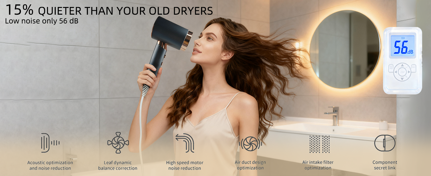 quiet hair dryer