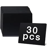 Goalfly 30 Pack Mini Chalkboard Signs, 4x3 Inches Food Labels for Party Buffet, Table Signs Food ...