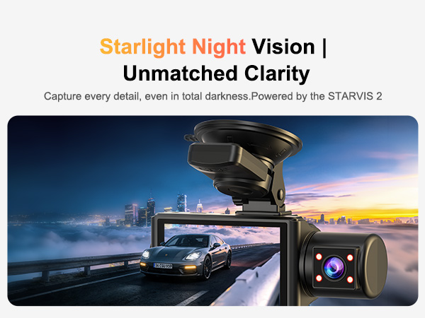 3 Channel Dash Cam Front and Rear with Cabin