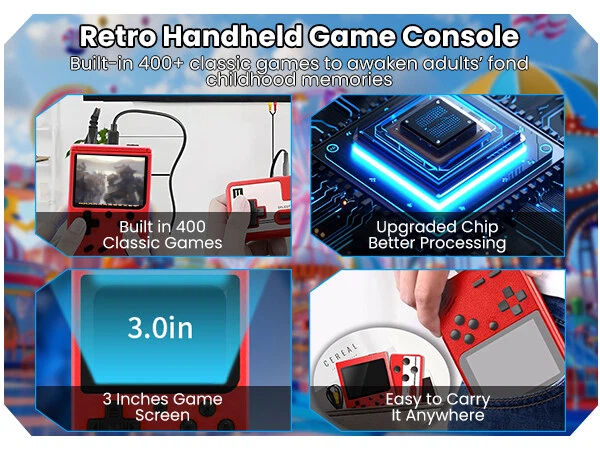Retro Handheld Game Console