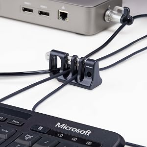 Peripheral Cable Anchor Lock, Secure Keyboard/Mouse