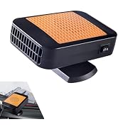 Foelony Portable Car Heater, 12V 200W Car Interior Fast Heated Defroster with 360° Rotatable Base...