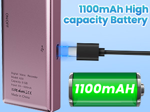 1100mAh Rechargeable Battery