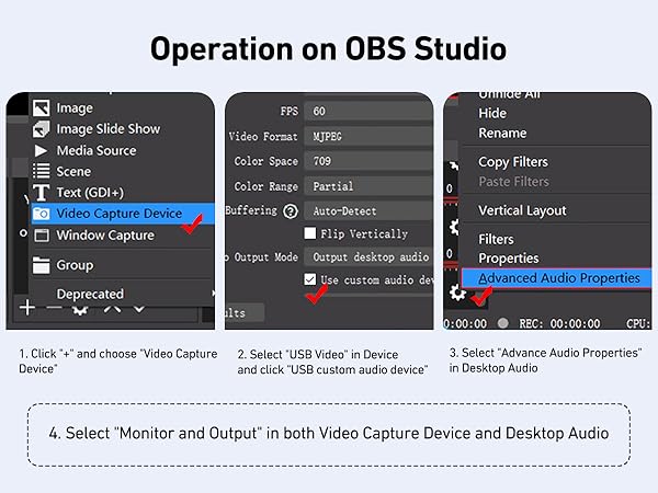 BENFEI USB C Video/Audio Capture Card Supporting Full HD 1080P 60FPS for Streaming, Recording