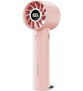Gaiatop Portable Mini Fan, Handheld Personal Fan with LED Display, 3 Speeds, 2000mAh USB Recharge...