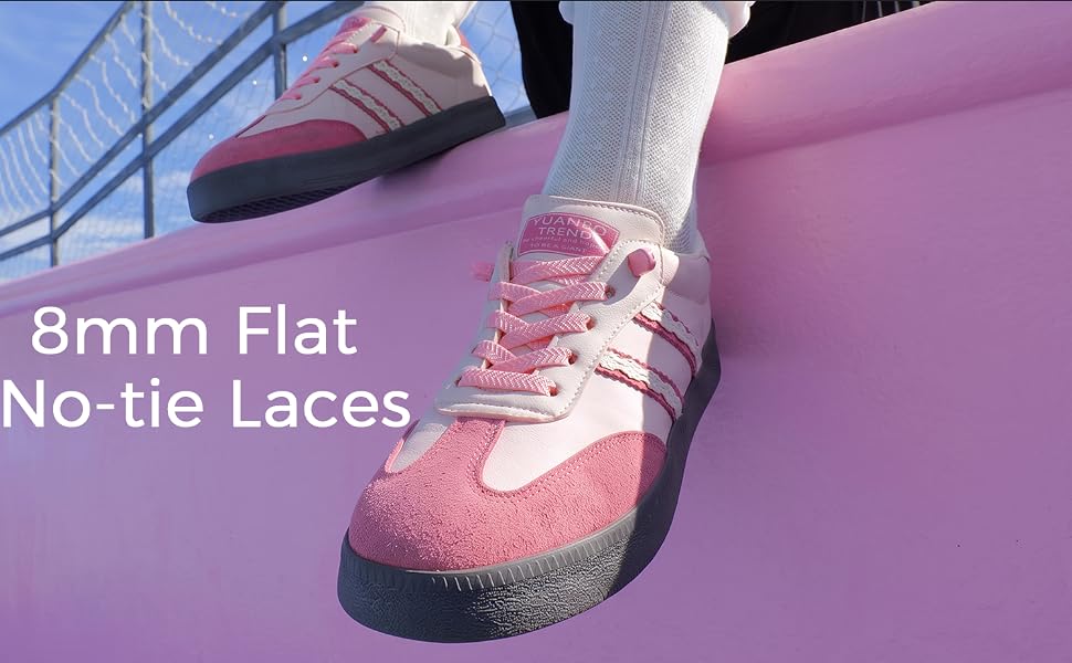 Flat no tie shoe laces