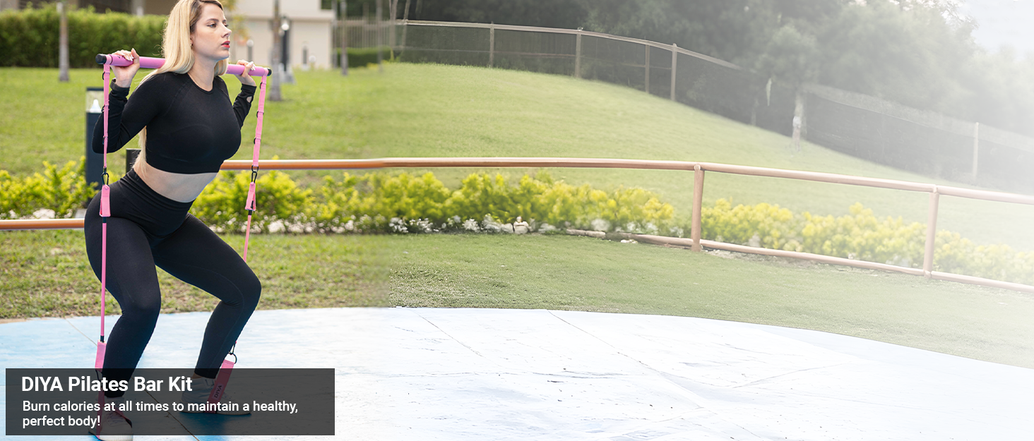 at home pilates kit pilates bar pilates bar kit with resistance bands resistance band bar