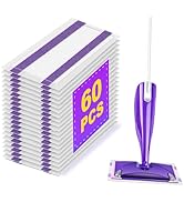 60 Pack Disposable Wetjet Pads Refills for Swiffer Wet Jet Mops, 4 Layers Thickened | Super Heavy...