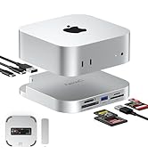 Mac Mini M4 Dock, Mac Mini Hub with USB 3.2 (Gen 2) 10Gbps CFexpress Type A/Type B Card Slot, TF/...