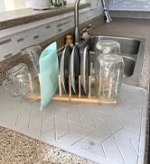 ME MOTHER EARTH Quick Dry Diatomaceous Earth Floor Stone Bath and Kitchen Dish Drying Mat, Bathro...