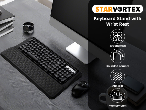 Keyboard Stand with Wrist Rest