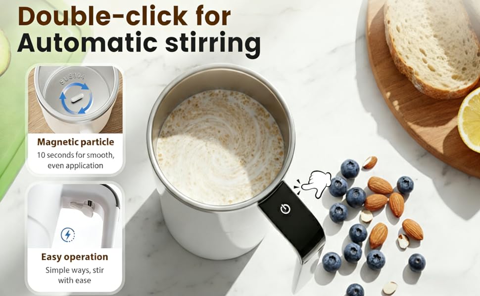Automatic Stirring Coffee Mug