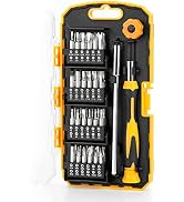 KREBS 51-in-1 Precision Screwdriver Set with Bits Magnetic Rod Driver Kit Electronics Portable St...
