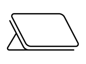 UAG Built-in Kickstand for desktop use