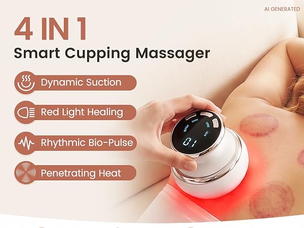 Smart Cupping Massager,Cellulite Massager , Body Sculpting Device, Lymphatic Drainage Massager