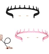 Maireien 2Pcs Silicone Zig Zag Headbands for Women's, Non Slip Hairband | Wavy Headband with Teet...