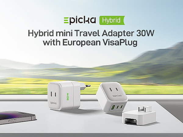 european travel plug adapter charger travel essentials for men women girl portable type c charger