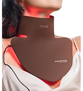JOVS LED Neck &amp; Chest Mask, LED Red Light Therapy for Neck, 66 LED Light Beams and 630nm Red Ligh...