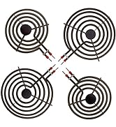 DERNORD Electric Range Burner Unit Set Replacement MP22YA for Ken-More Whirlpool May-tag Hardwick...