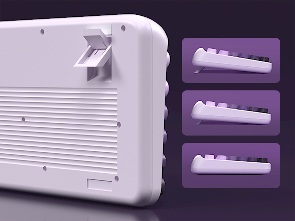 Two-Step Keyboard Feet