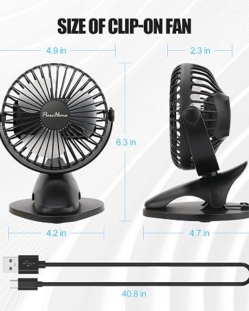 portable fan rechargeable