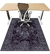 Office Chair Mat for Hardwood Floor, 48"x60" Desk Chair Mat for Home Office, Anti-Slip Under Desk...