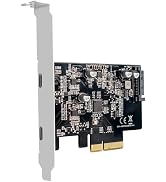 MAIWO USB PCIE Card 2-Port 2X USB 3.1-C 10Gbps PCI Express Expansion Card Support PCIE X4 X8 X16 ...