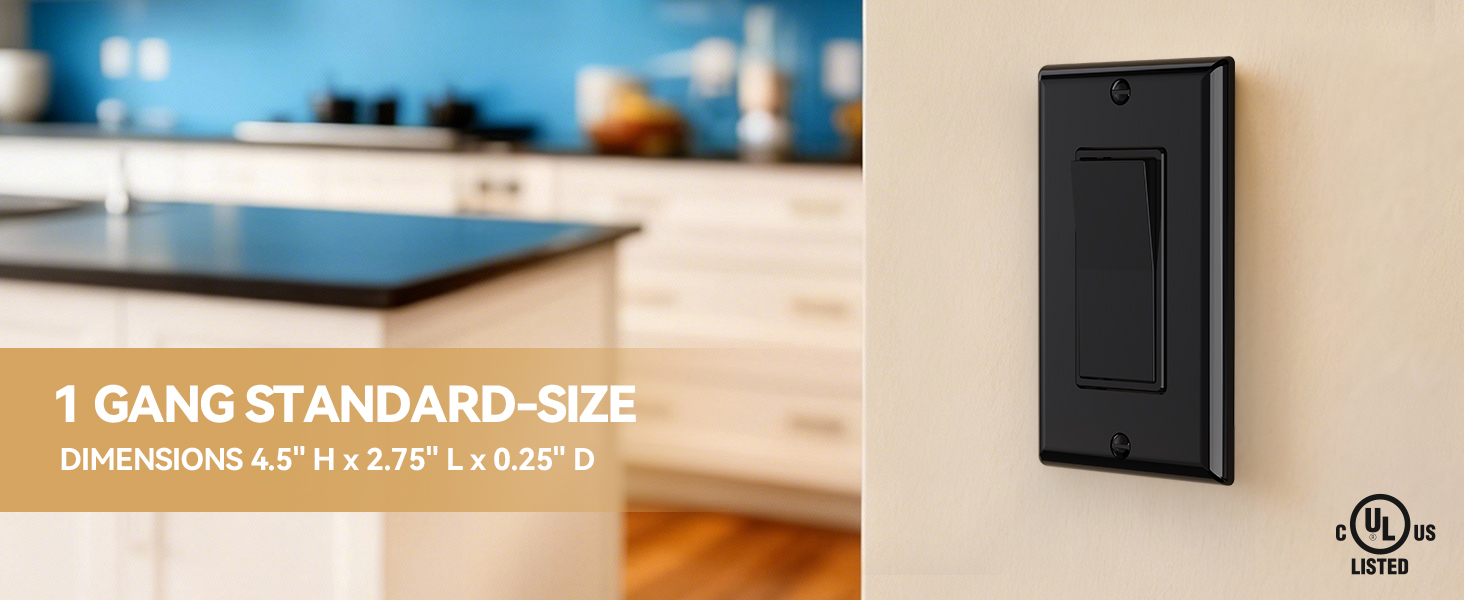 1 Gang Standard Size Decorative Wall Plate