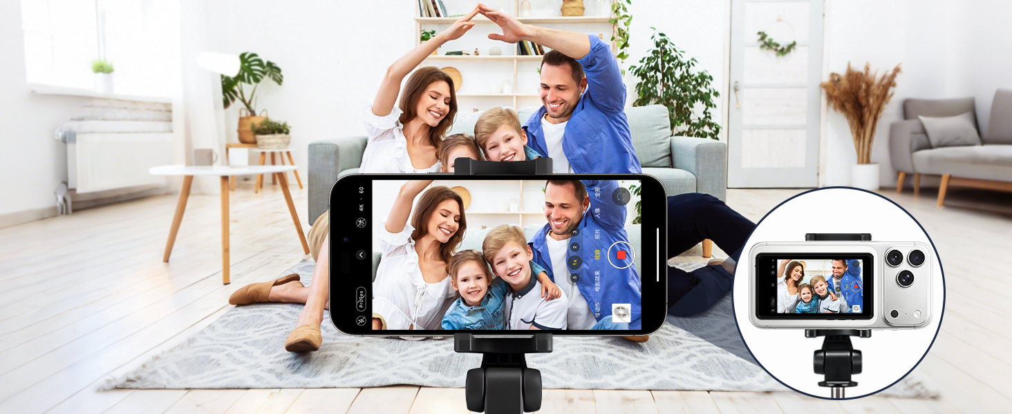 vlog selfie monitor screen iphone