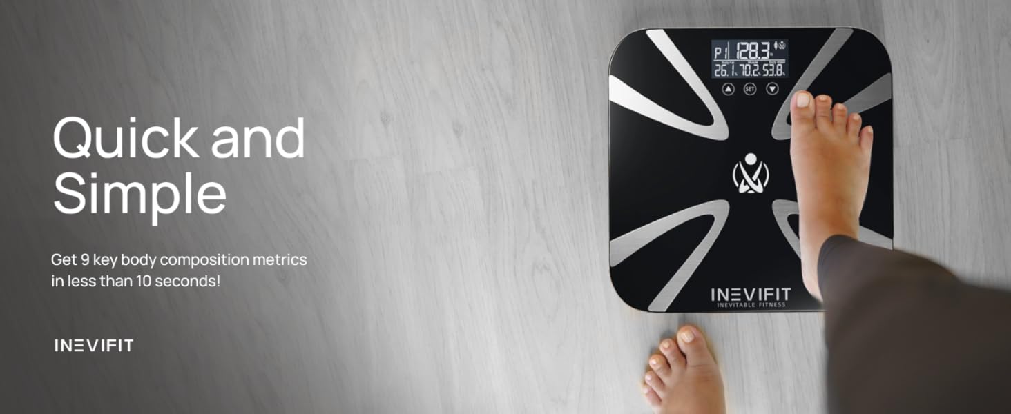 I-BA003 - INEVIFIT - Best Body Fat Scale - Premium A+