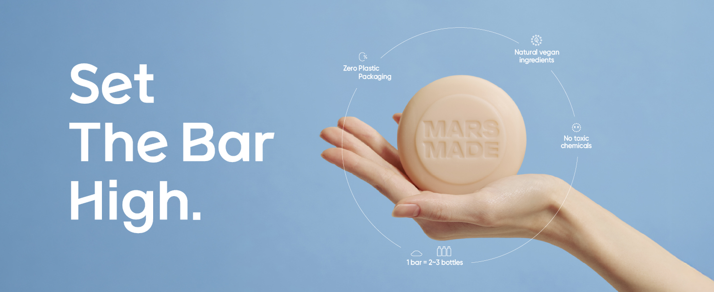 marsmade handmade soap curly hair shampoo conditioner bar growth gray women men girls mars made