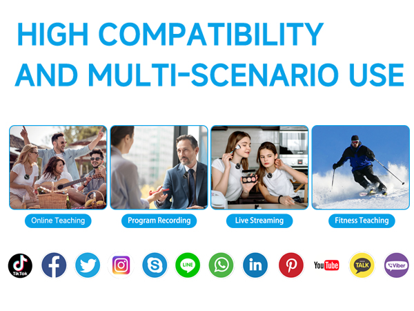 wirelesss lavalier microphone