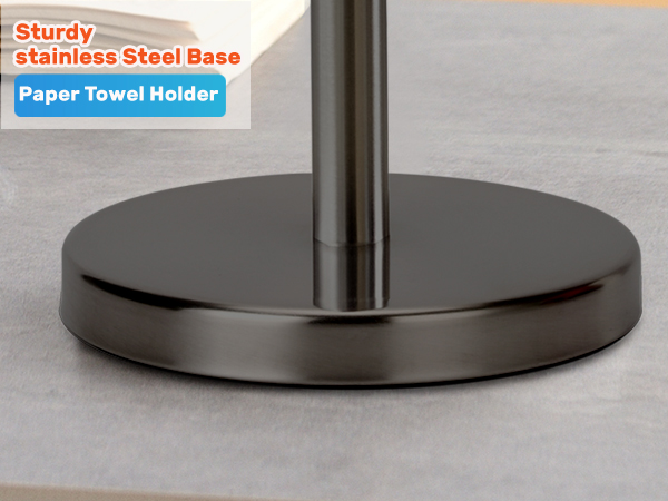 Paper Towel Holder Black
