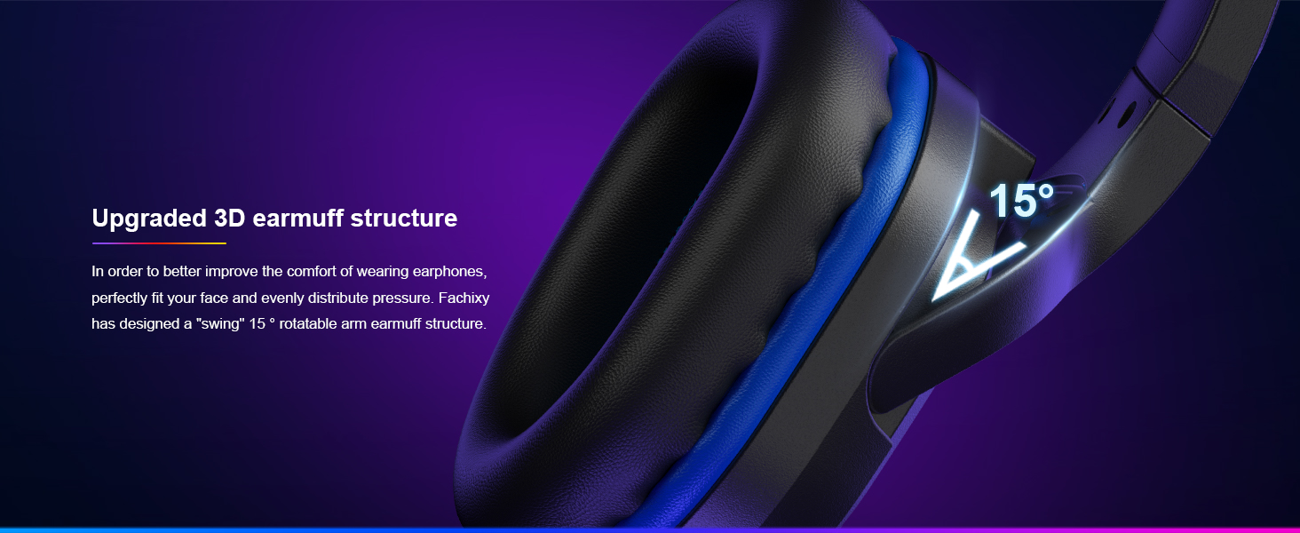 headset with RGB lights