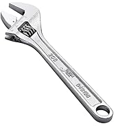 Jetech 8-Inch Adjustable Wrench - Professional Spanner Cr-V Steel Shifter Spanner with Metric Sca...